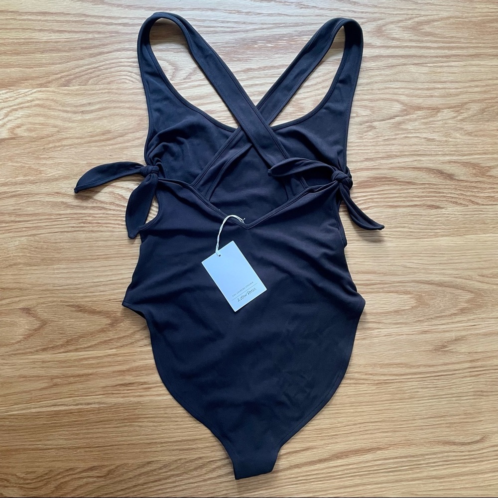& Other Stories Side Cut-out Tie Bodysuit